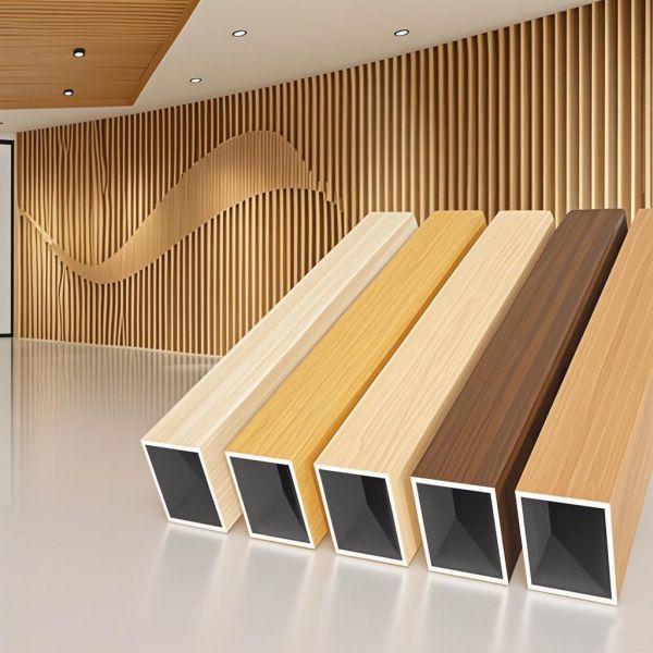 Vertical Aluminum Alloy Square Tube Office Living Room Aluminum Square Tubing