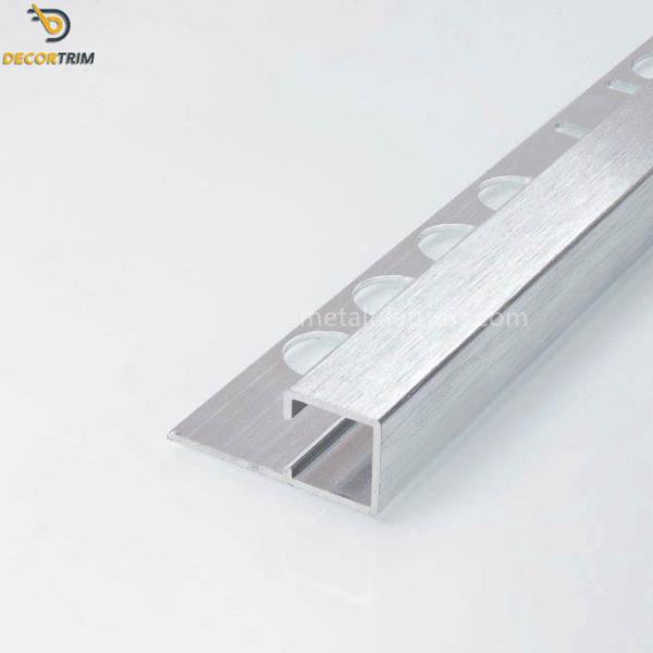 Aluminum Floor Strip Metal Corner Tile Trim Flooring Edging Strip 6063 T5