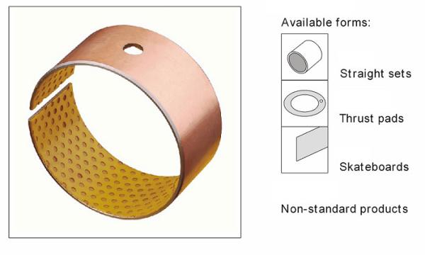 Sleeve Bushing Size /  Gate , Globe & Check Valves Bushes  Coated Material