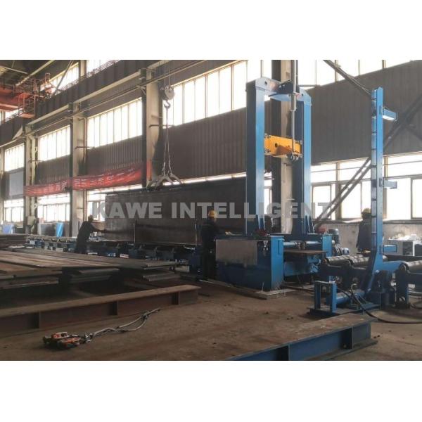 Heavy Duty H Beam Assembling Machine Steel Bridge Industry