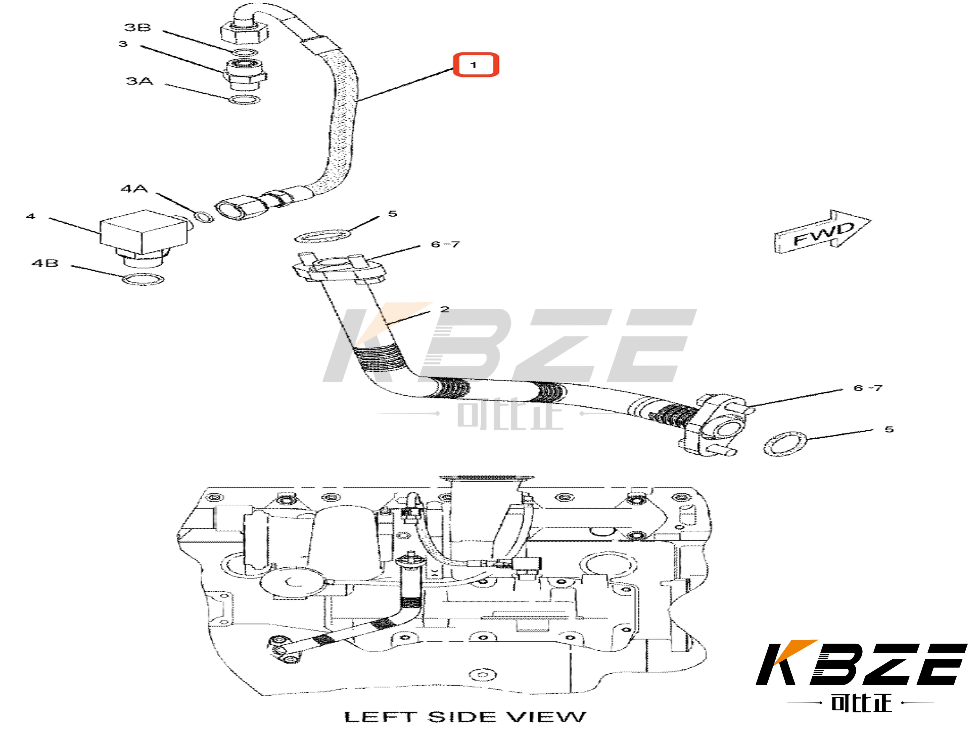 C9 C-9 KBZE CA2499230 249-9230 2499230 ТУРБО ШЛАНГ КАК ЭКСКАВАТОР CAT 330C 330D 336D 340D