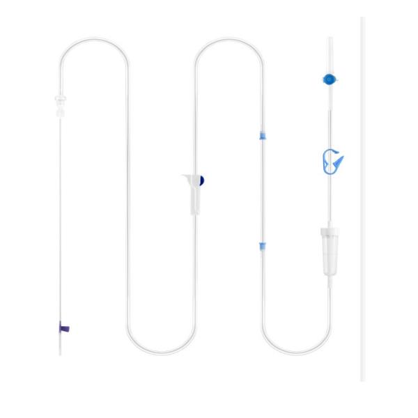 Medical Disposable Blood Infusion Set Transparent 150cm Length