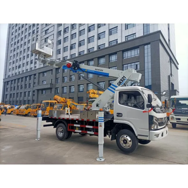 Dongfeng 4X2 Drive 20m 22m Hydraulic Ladder Truck Aerial Work Vehicle.