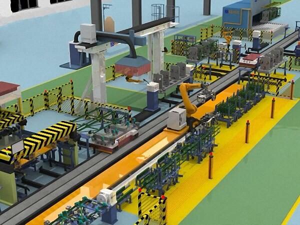 Automatic Crane Main Carriage Welding Robot Production Line Group Gap is ≤ 1mm