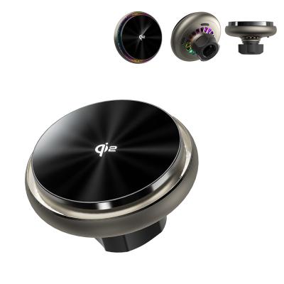 Lumière de ciel étoilé Magnétique de voiture Porteur de charge sans fil Dissipation de chaleur rapide 9 modes d'éclairage Couleur de coque personnalisable