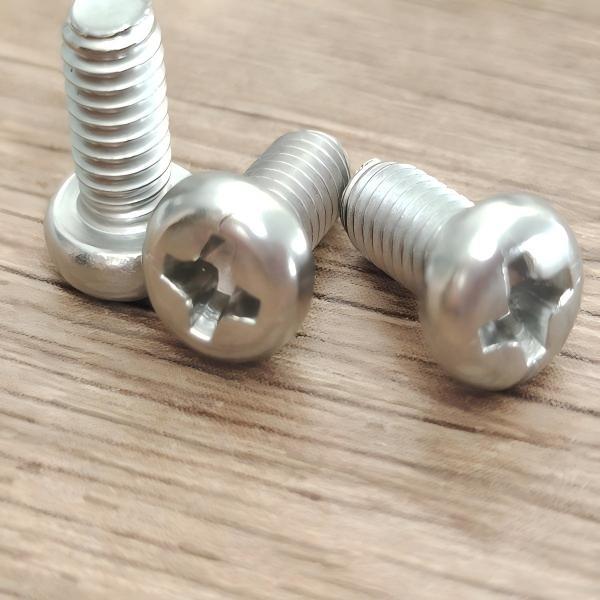 Suitable for electronics, small equipment, instruments, model building, DIY projects, and precision mechanical assemblies Mini stainless steel Phillips round head screw