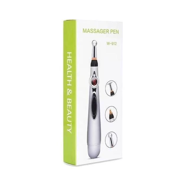 Five Head Oil Battery Model Portable USB Acupoint Massager Pen for Holistic Healing
