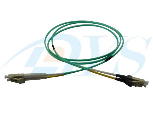 Mini LC - LC Jumper Optical Fiber Patch Cord 50 / 125 OM3 Multimode For LC Connector