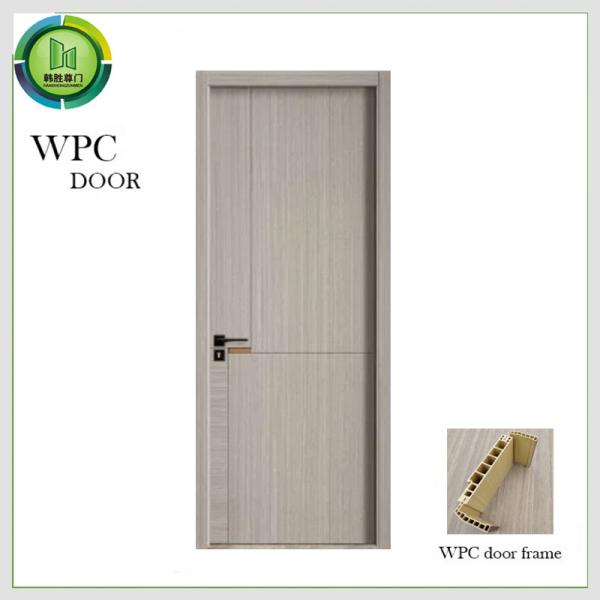 Anti porta impermeável flamejante do PVC, largura da porta 900mm do banheiro da madeira maciça