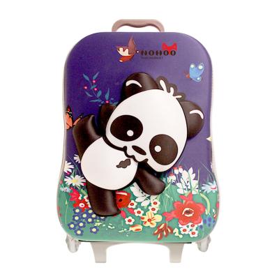 3D Cartoon Panda Children'S Suitcases On Wheels ROHS Approve NHL001
