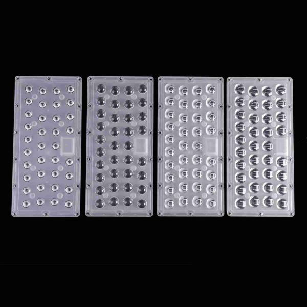 151×81° LED Street Light Lens for SMD 3030 LEDs High Transmittance Roadway Lighting Optics Manufacturer