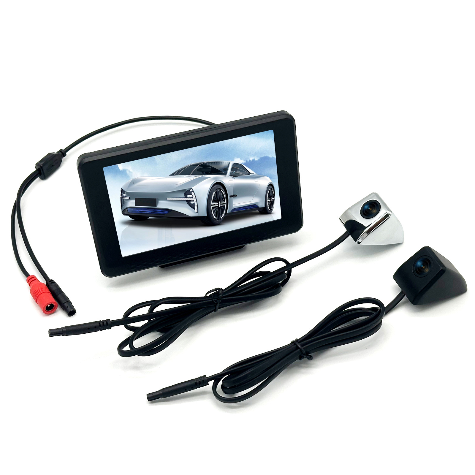 5 Inch 1080P Car Monitor, Waterproof Backup Parking Camera 12V Reversing Image for Universal   Honda Civic Car OEM