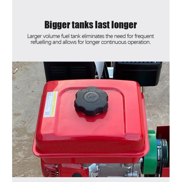 Gasoline Power Type Mini Self Propelled Power Tiller Cultivator with 160x80x55cm Size