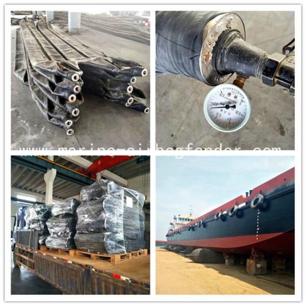 Airbagues inflables resistentes de lanzamiento de los sacos hinchables de la nave del muelle del barco para enviar