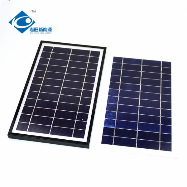 O vidro de ZW-7W laminou o carregador solar filexable do quadro de alumínio do painel solar 7W 6V