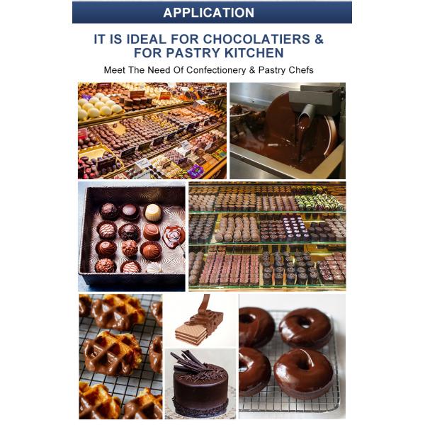 Small Chocolate Forming Machine for Chocolate 10kg/15kg Handmade Chocolate Melting