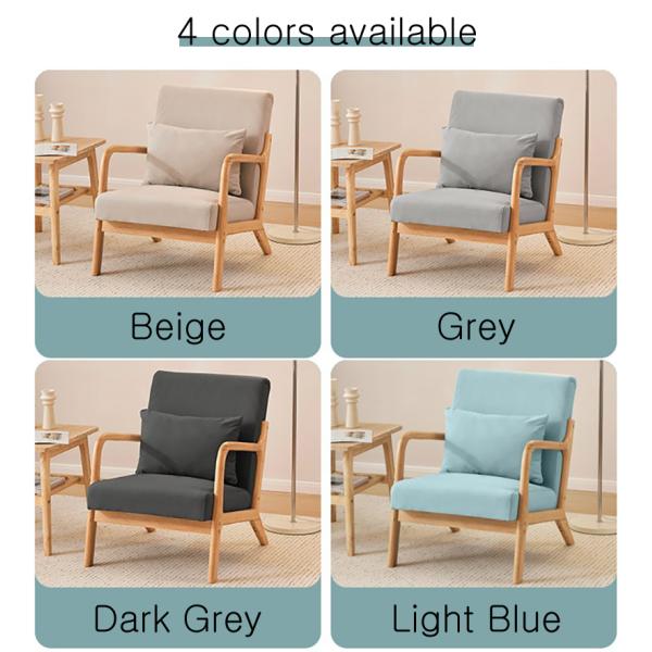 Nordic Single Living Room Sofas Small Individual Modern Designer Mid Decor Relaxing Lazy Home Furniture