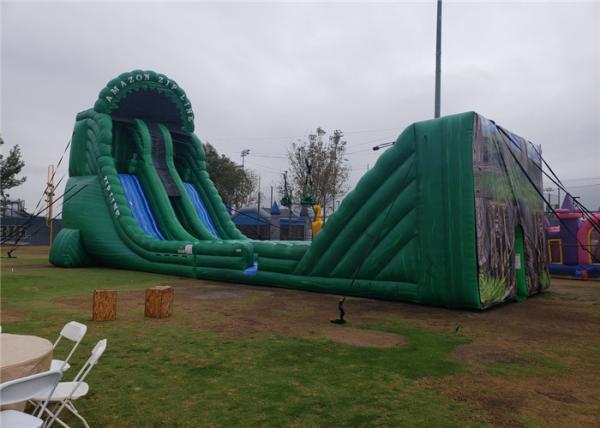 Arena esportiva inflável moderna do OEM, padrão da casa EN14960 do salto do obstáculo