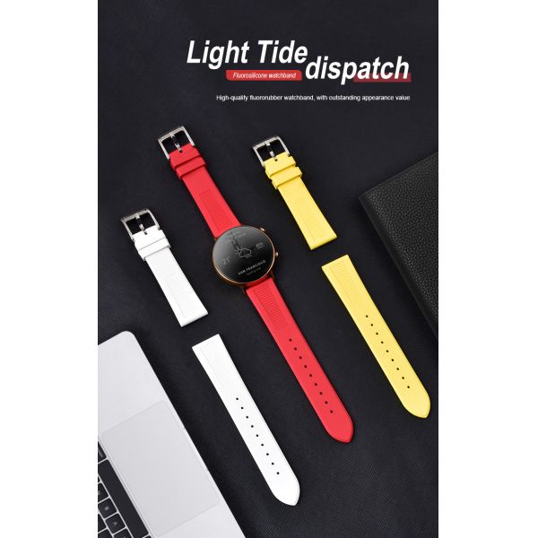 Charming FKM Fluororubber Strap · Customizable Logo And Colors | Pin Buckle - China Wholesaler SHX