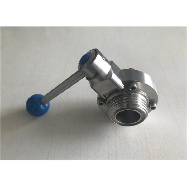 Industrial Butterfly Valves , Threaded Butterfly Valve For Pipe Connection