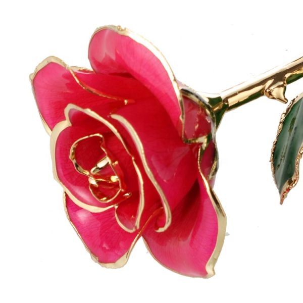 24 Karat Gold Dipped  Rose  Long Artificial Golden Covered Roses  for Graduation ,Christmas, Valentine's Day ,wedding Gift