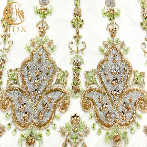 Special Wedding Lace Fabrics Material Water Soluble Handwork 135cm Width