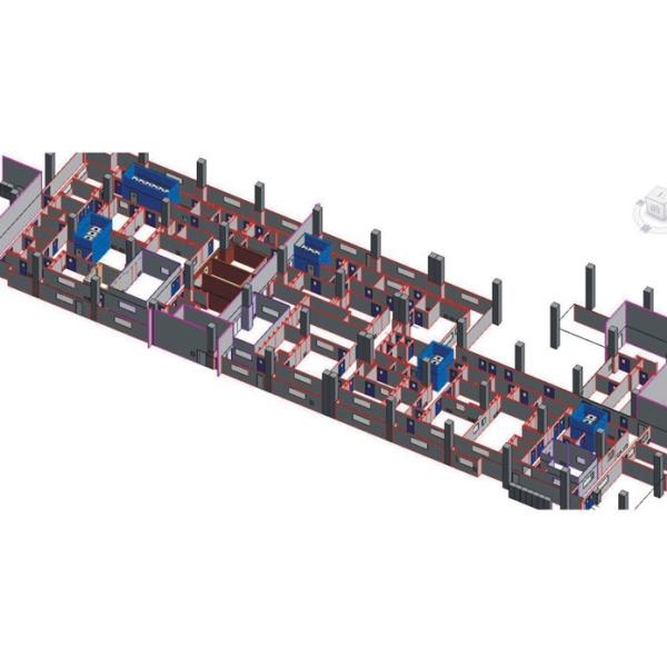 Hospital Operating Room Walls Drying Rock Wool Sandwich Board Good Fire Performance