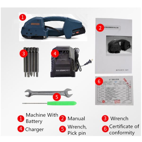Portable PET Strap Electric Power Handheld Strapping Machine for PET Straps