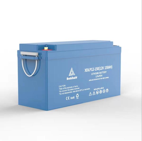 Solar 150ah 12v Lifepo4 Battery Lithium Rv / Agv Household Rechargeable