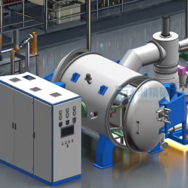 Large Volume Carbon Nanotube Purification Furnace with 300*300*500 to 1500*1500*5200 mm High Temperature Zone and Loading Capacity 45 to 11700
