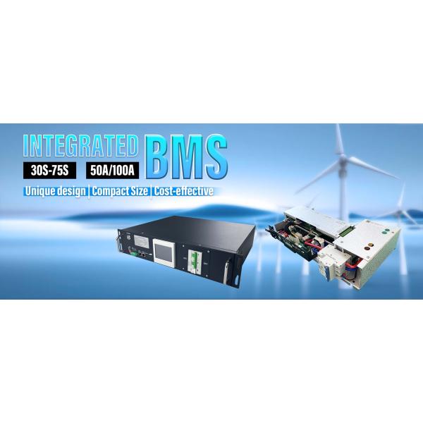 Высоковольтный BMS 75S 240V 50A Интегрированный BMS с параллельной функцией для литиевой батареи