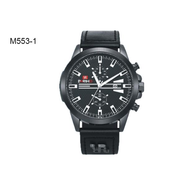 Date Men's Quartz Watch  5-Pin Multifunctional Chronograph Wristwatch M553