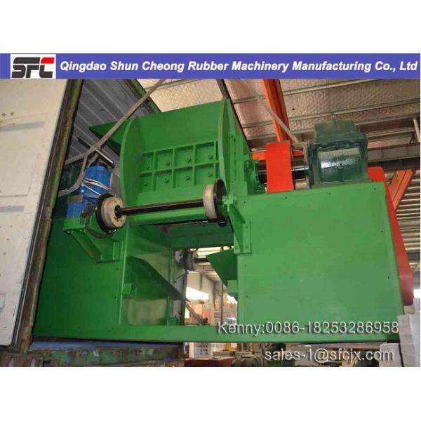 ZPS-1200 Used Tire Shredder Equipment Double Shaft For Rubber Powder