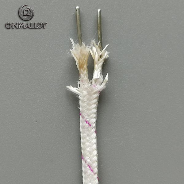 Тип кабель термопары стекловатого кремнезема n NiCrSi NiSiMg 800℃ высокотемпературный