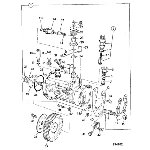 716/30098 716/30255 Fuel Pump Solenoid JCB Excavator Spare Parts For 2CX 3CX 4CX