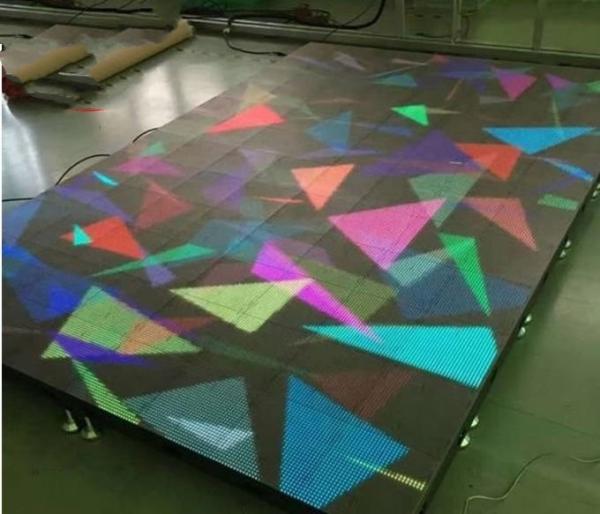 3d Dance Floor LED Display , 6000cd Interactive LED Floor Screen