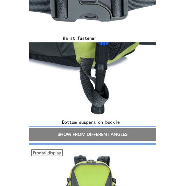 Large Capacity Outdoor Sports Backpacks , Men Women Travel Backpack Custom Logo