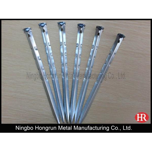 steel tent peg stakes 9 inch camping steel ripple tent pegs