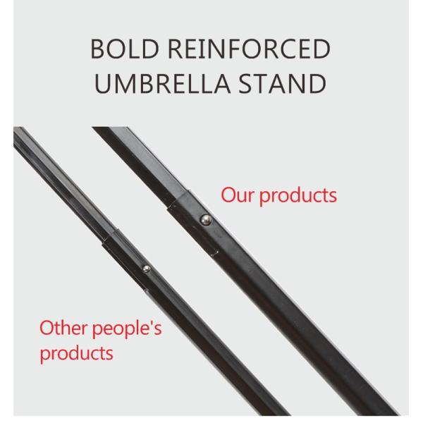Customized Creative Solid Color Portable Folding Umbrella for Patio Garden and Outdoor