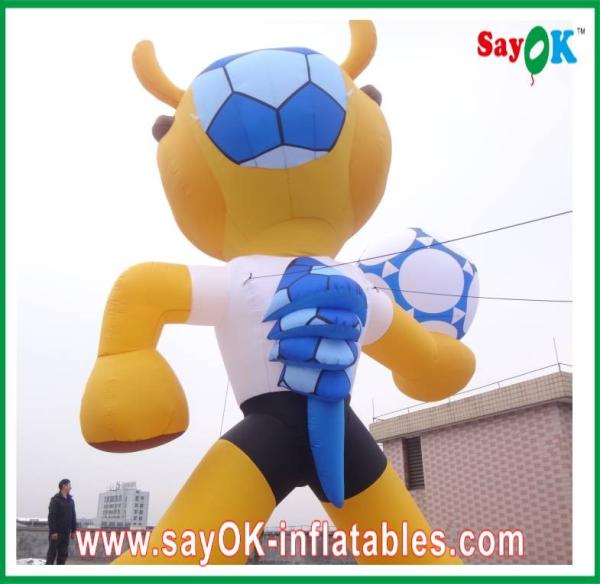 Personagens de banda desenhada infláveis H3 dos jogos do esporte - mascote colorida do PVC de 8m