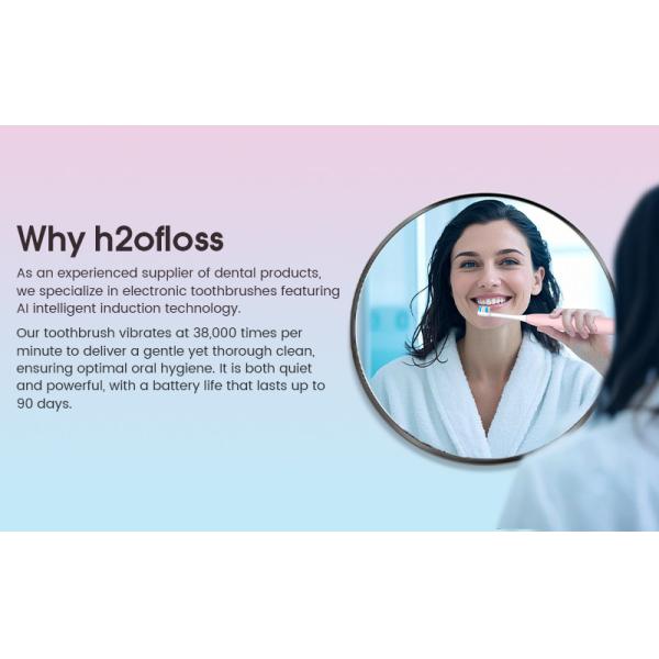 Soft Bristle Electric Toothbrush ABS Plastic Rechargeable IPX7 Waterproof Travel-Friendly Teeth Whitening Sonic Technology