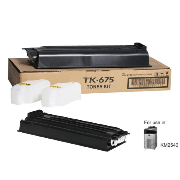 21000 cartucho de tonalizador TK675 do laser de Kocera quilômetro 2560 das páginas para o quilômetro 2540/3040/3060