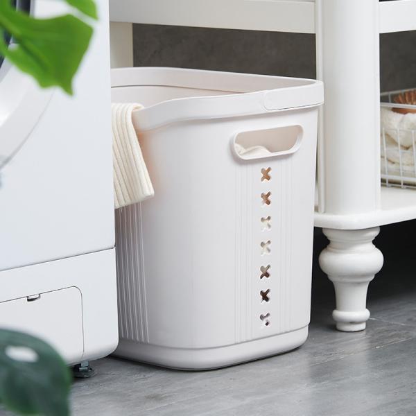 Magnetic PP PE Tall Plastic Laundry Hamper Space Saving Washing Basket