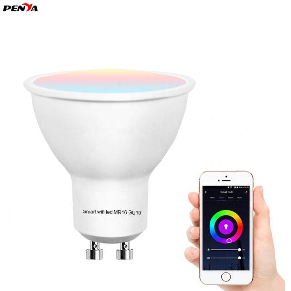 LED Spotlight Lamp Lighting LED Lights Downlight Mr16 Gu10 5w Wi-fi Rgbw Smart Bulb