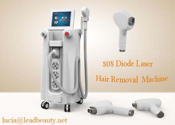 808nm Diode Laser Hair Removal , laser depilation machine vertical type