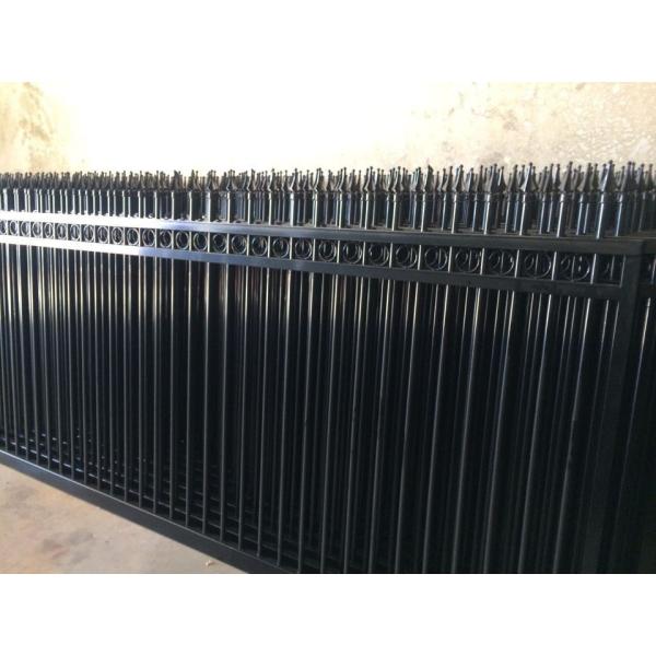 PVC Coated Ornamental Spear Top Security Steel Tubular Fence in Garden,Home,Factory, School ,Villa