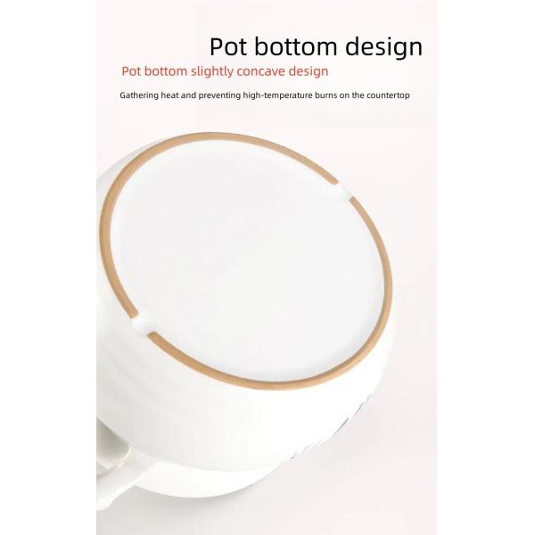 White Nonstick Cookware Set for Decocting Traditional Chinese Medicine Herbal Soup