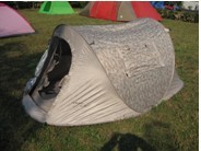 Сделайте водостойким & шатер установки Оксфорда человека двойного слоя 2 способности Суло-стопа быстрый с жирным стальным проводом ИТ-КТ-12012