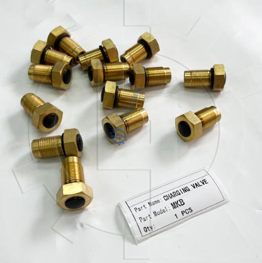 Peças sobresselentes da válvula de carregamento do gás do N2 de KONAN Hammer da válvula do carregador do gás do nitrogênio