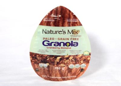 Round Shaped Pouch Mylar Food Packaging Bag Special Shape Plastic Material Eco Friendly